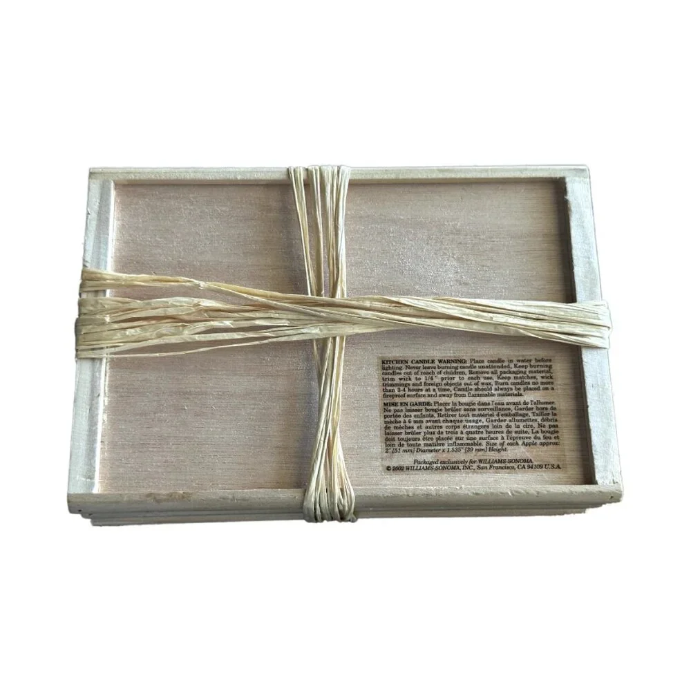 Williams Sonoma | Apple Floating Candles, Set of Six